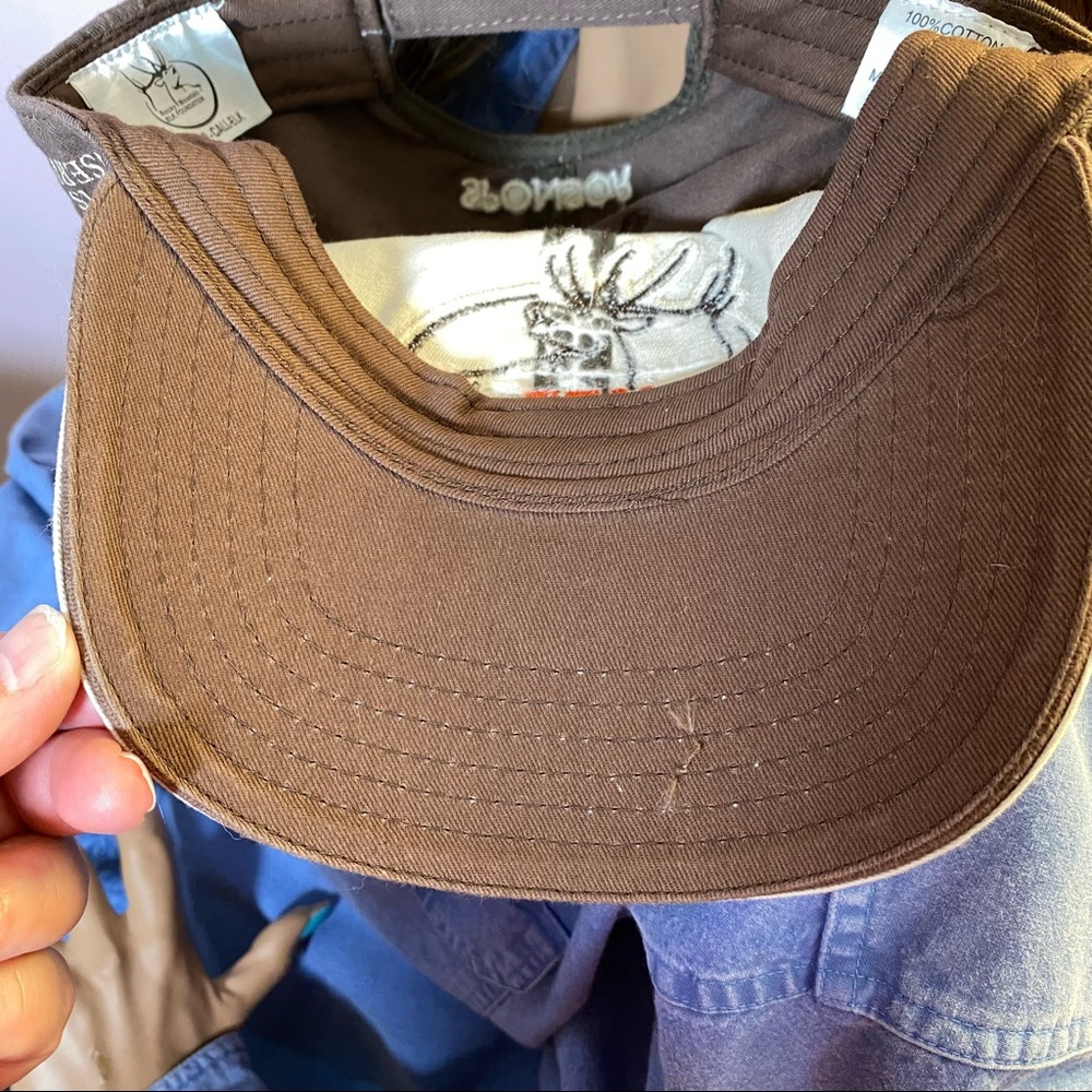 Ball Cap “RMEF Hunting is conservation” Brown - Picture 8 of 8
